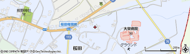 千葉県成田市桜田1062周辺の地図