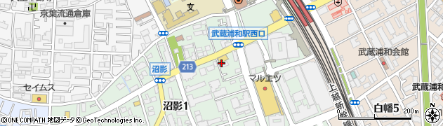 やきとりの扇屋武蔵浦和店周辺の地図