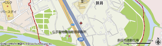 埼玉県狭山市笹井3279周辺の地図