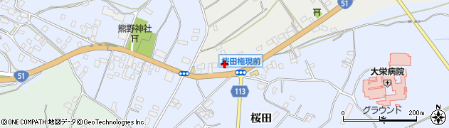 千葉県成田市桜田1001周辺の地図