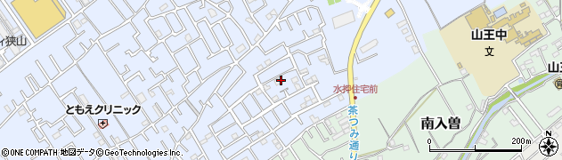 埼玉県狭山市北入曽142-8周辺の地図