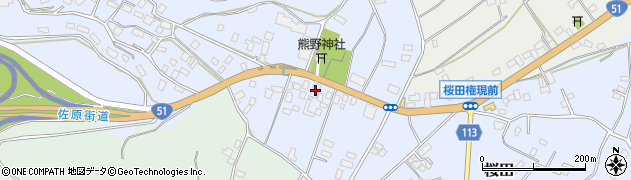 千葉県成田市桜田960周辺の地図