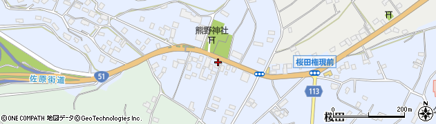 千葉県成田市桜田961周辺の地図