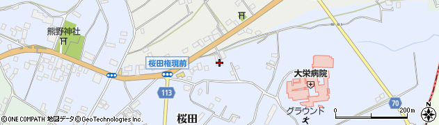 千葉県成田市桜田1064周辺の地図