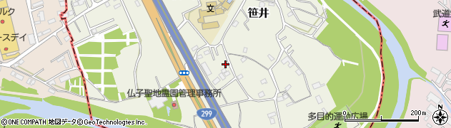 埼玉県狭山市笹井3271周辺の地図