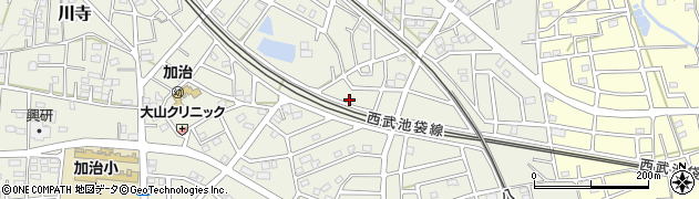 埼玉県飯能市笠縫147周辺の地図