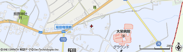 千葉県成田市桜田1066周辺の地図