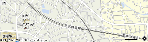 埼玉県飯能市笠縫302周辺の地図