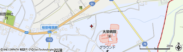 千葉県成田市桜田1059-8周辺の地図