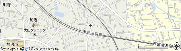 埼玉県飯能市笠縫140周辺の地図