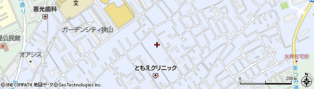 埼玉県狭山市北入曽467周辺の地図