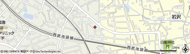 埼玉県飯能市笠縫326周辺の地図