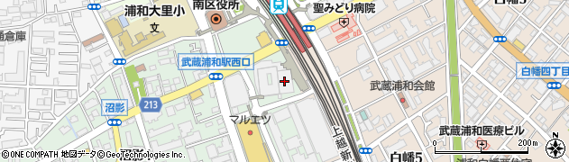 ポポラマーマ 武蔵浦和店周辺の地図
