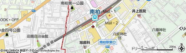 大阪王将南柏店周辺の地図