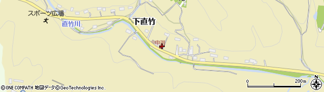 埼玉県飯能市下直竹789周辺の地図