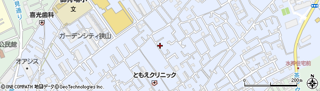 埼玉県狭山市北入曽468周辺の地図