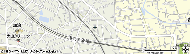 埼玉県飯能市笠縫339周辺の地図