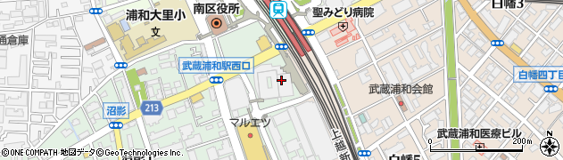 早稲田アカデミー武蔵浦和校周辺の地図