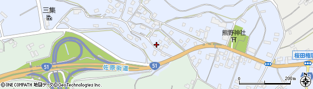 千葉県成田市桜田847周辺の地図