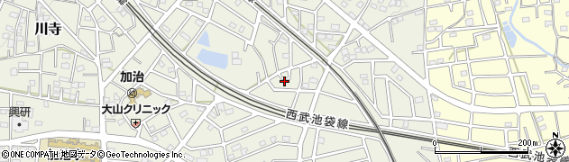 埼玉県飯能市笠縫142周辺の地図