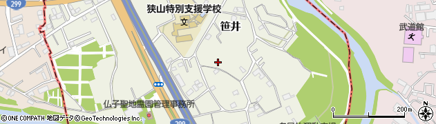 埼玉県狭山市笹井3179周辺の地図