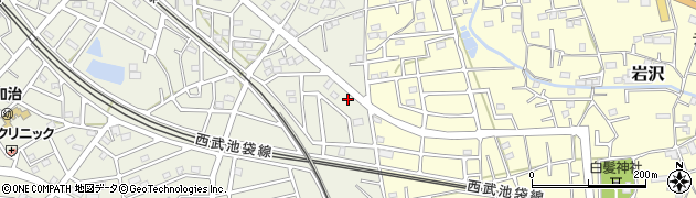 埼玉県飯能市笠縫325周辺の地図