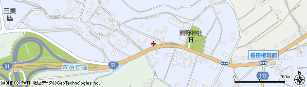千葉県成田市桜田892周辺の地図
