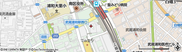 武蔵浦和眼科クリニック周辺の地図