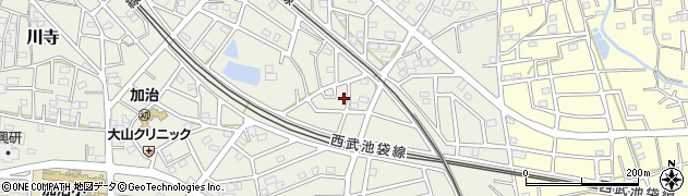 埼玉県飯能市笠縫141周辺の地図