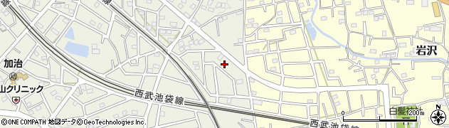 埼玉県飯能市笠縫327周辺の地図