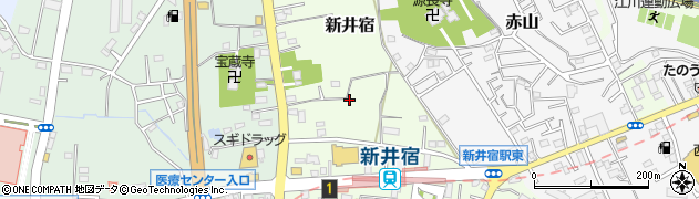 埼玉県川口市新井宿周辺の地図