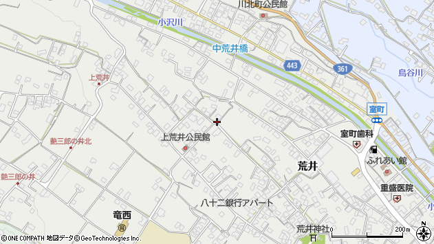〒396-0025 長野県伊那市荒井の地図