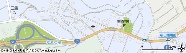 千葉県成田市桜田913周辺の地図