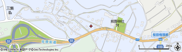 千葉県成田市桜田896周辺の地図