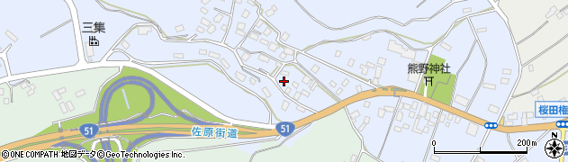 千葉県成田市桜田846周辺の地図