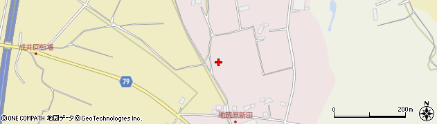 千葉県成田市地蔵原新田周辺の地図