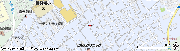 埼玉県狭山市北入曽468-20周辺の地図