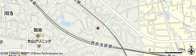 埼玉県飯能市笠縫139周辺の地図