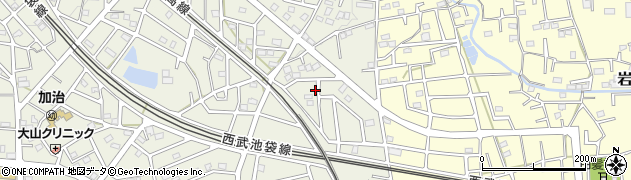 埼玉県飯能市笠縫329周辺の地図