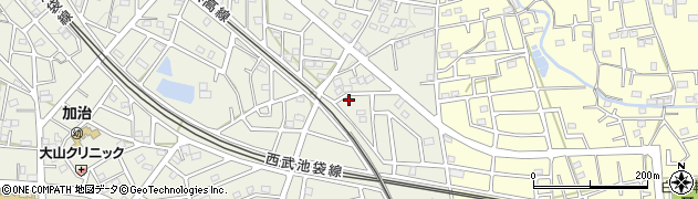 埼玉県飯能市笠縫340周辺の地図
