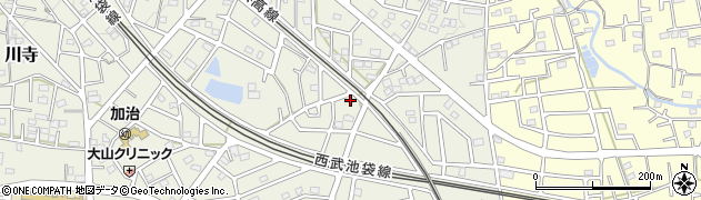 埼玉県飯能市笠縫137周辺の地図