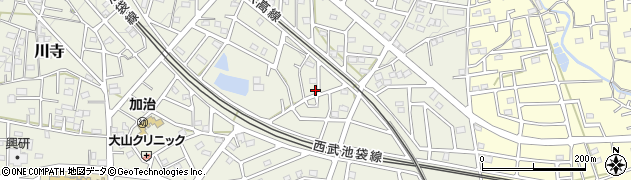 埼玉県飯能市笠縫136周辺の地図