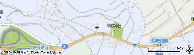 千葉県成田市桜田939周辺の地図