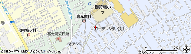 埼玉県狭山市北入曽796-14周辺の地図