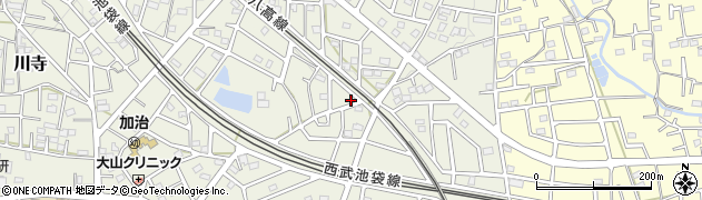 埼玉県飯能市笠縫138周辺の地図