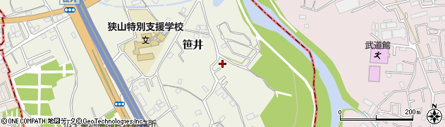 埼玉県狭山市笹井3183周辺の地図