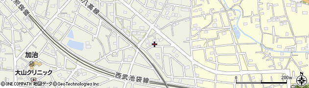 埼玉県飯能市笠縫338周辺の地図