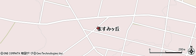 長野県伊那市ますみヶ丘周辺の地図