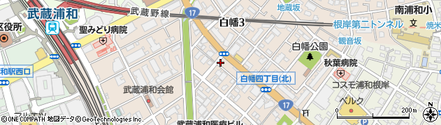 本家かまどや　武蔵浦和店周辺の地図