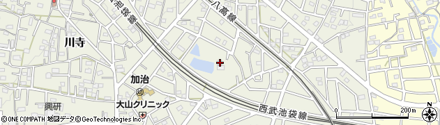 埼玉県飯能市笠縫112周辺の地図
